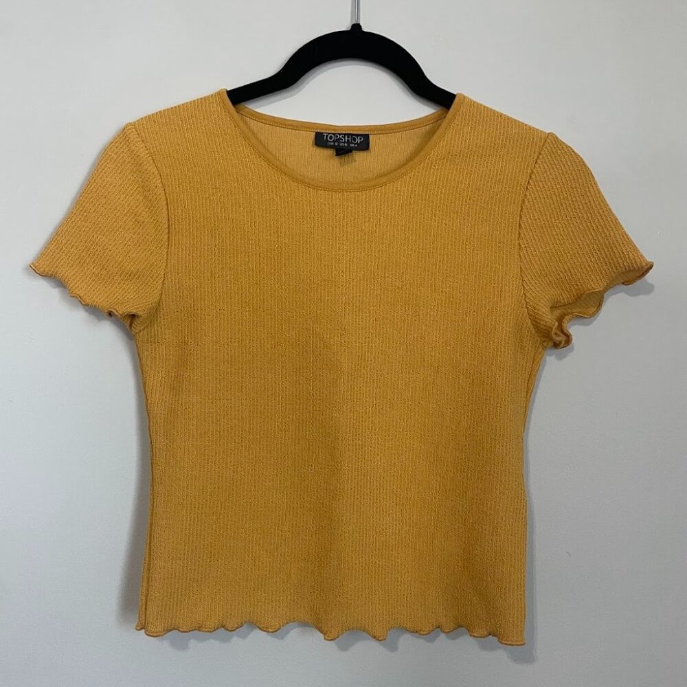 Yellow Baby Tee Topshop